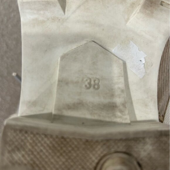 G-Star Women’s Aefon Lace Up Combat Boots Beige Ecru - Picture 10 of 11